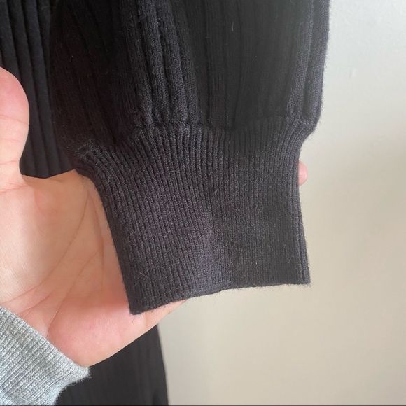 Charles Henry Ribbed Body-Con Sweater Dress black - Picture 6 of 9